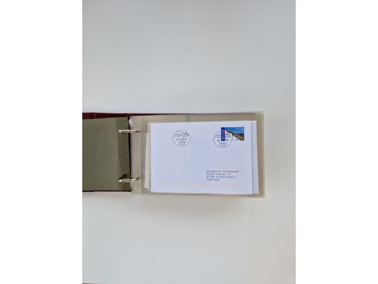 Norwegen: 1855/1980 (ca.), &nbsp;Sammlung &nbsp;mit ca. 240 Briefen, Karten und GSK mit viel Post vor 1945 mit besseren Stemp