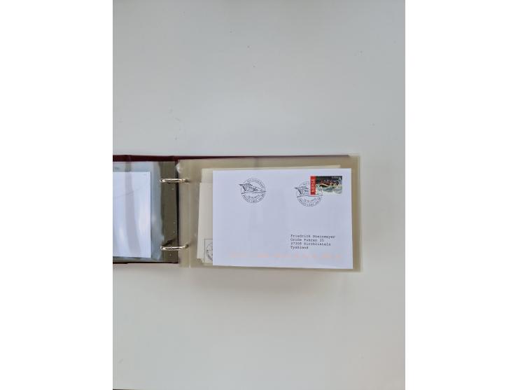 Norwegen: 1855/1980 (ca.), &nbsp;Sammlung &nbsp;mit ca. 240 Briefen, Karten und GSK mit viel Post vor 1945 mit besseren Stemp