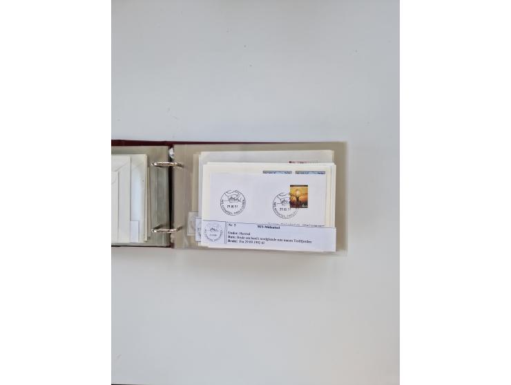 Norwegen: 1855/1980 (ca.), &nbsp;Sammlung &nbsp;mit ca. 240 Briefen, Karten und GSK mit viel Post vor 1945 mit besseren Stemp