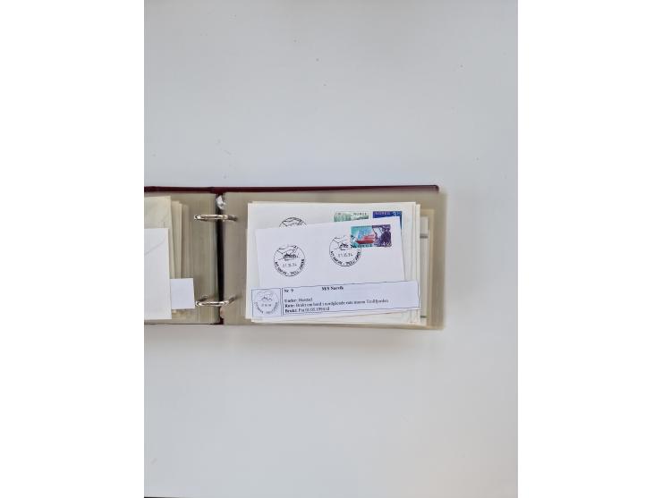 Norwegen: 1855/1980 (ca.), &nbsp;Sammlung &nbsp;mit ca. 240 Briefen, Karten und GSK mit viel Post vor 1945 mit besseren Stemp