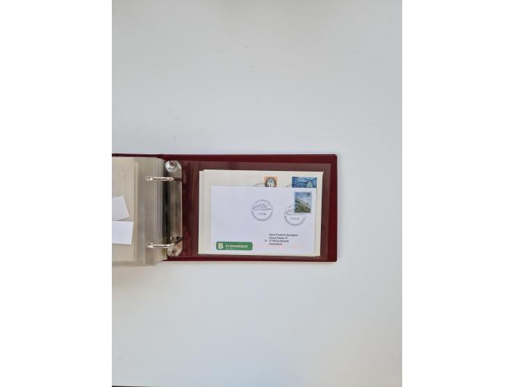 Norwegen: 1855/1980 (ca.), &nbsp;Sammlung &nbsp;mit ca. 240 Briefen, Karten und GSK mit viel Post vor 1945 mit besseren Stemp