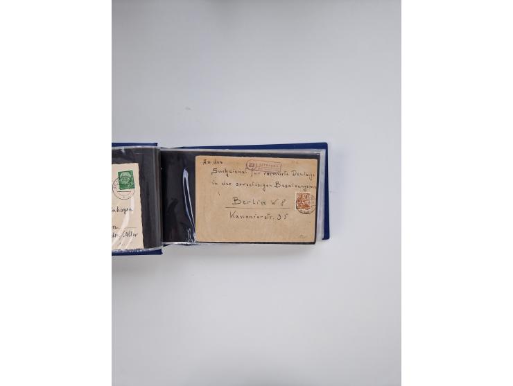 1845/1960 (ca.), interessanter Bestand inkl. etwas Ausland mit u.a. Dt. Kolonien mit interessanten Stempeln, Dt. Reich mit EF