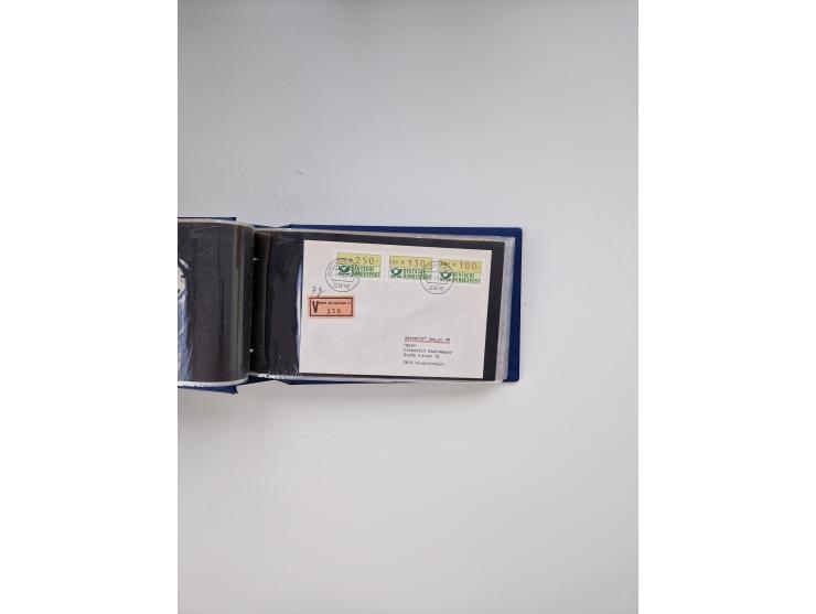 1845/1960 (ca.), interessanter Bestand inkl. etwas Ausland mit u.a. Dt. Kolonien mit interessanten Stempeln, Dt. Reich mit EF