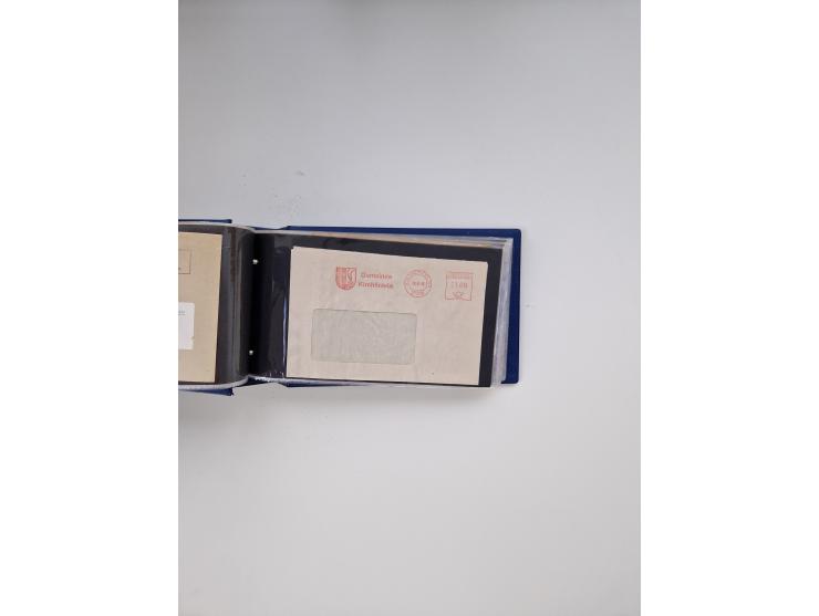 1845/1960 (ca.), interessanter Bestand inkl. etwas Ausland mit u.a. Dt. Kolonien mit interessanten Stempeln, Dt. Reich mit EF