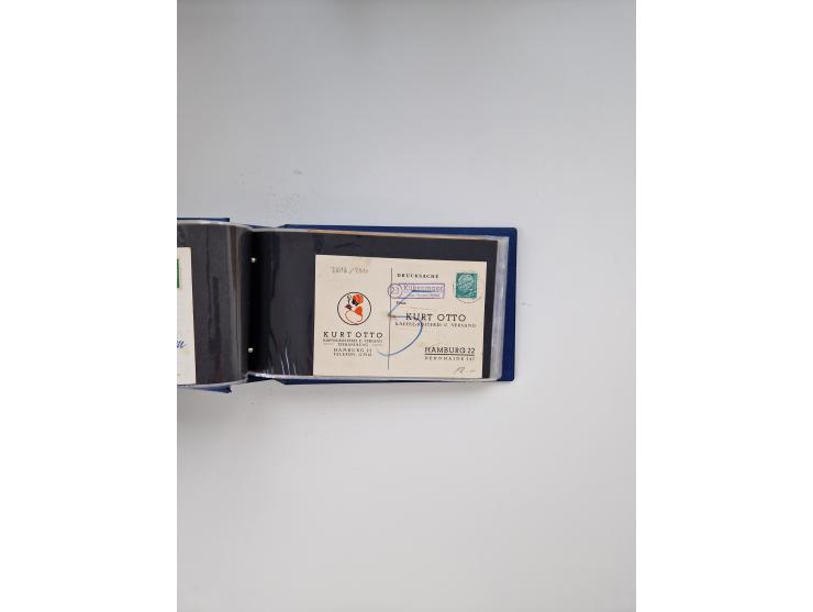 1845/1960 (ca.), interessanter Bestand inkl. etwas Ausland mit u.a. Dt. Kolonien mit interessanten Stempeln, Dt. Reich mit EF