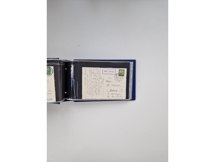 1845/1960 (ca.), interessanter Bestand inkl. etwas Ausland mit u.a. Dt. Kolonien mit interessanten Stempeln, Dt. Reich mit EF