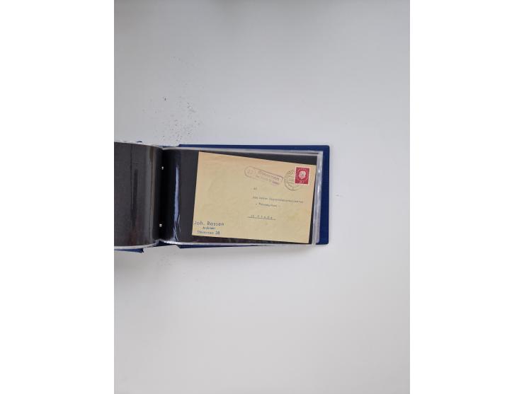 1845/1960 (ca.), interessanter Bestand inkl. etwas Ausland mit u.a. Dt. Kolonien mit interessanten Stempeln, Dt. Reich mit EF