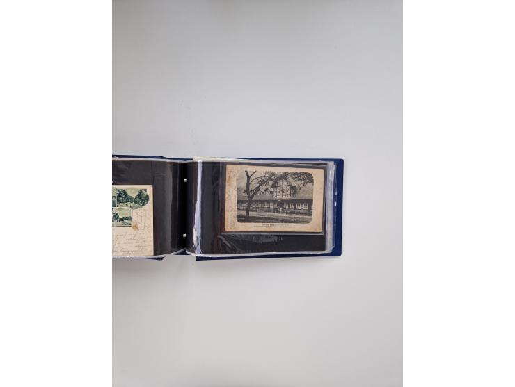 1845/1960 (ca.), interessanter Bestand inkl. etwas Ausland mit u.a. Dt. Kolonien mit interessanten Stempeln, Dt. Reich mit EF