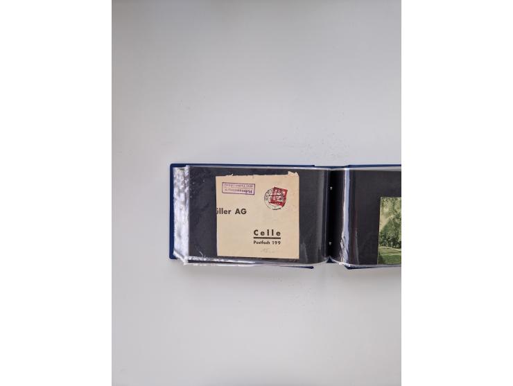 1845/1960 (ca.), interessanter Bestand inkl. etwas Ausland mit u.a. Dt. Kolonien mit interessanten Stempeln, Dt. Reich mit EF