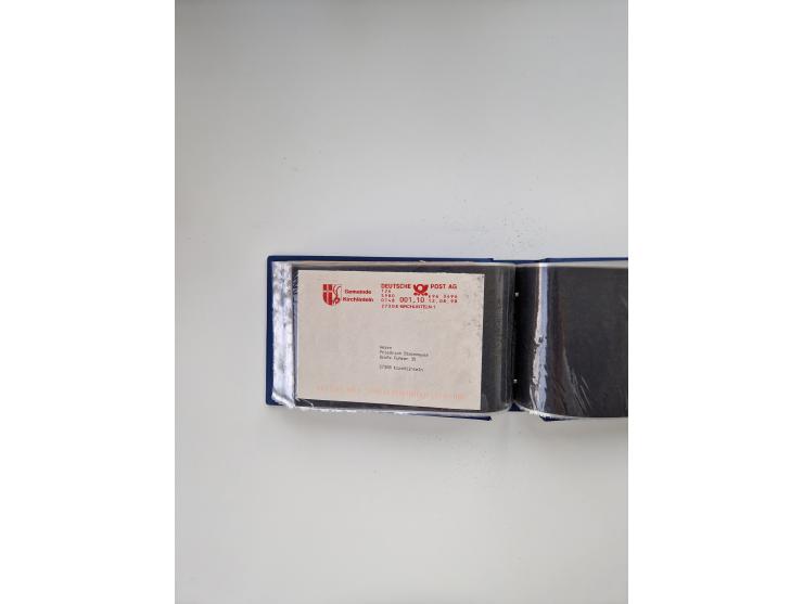 1845/1960 (ca.), interessanter Bestand inkl. etwas Ausland mit u.a. Dt. Kolonien mit interessanten Stempeln, Dt. Reich mit EF