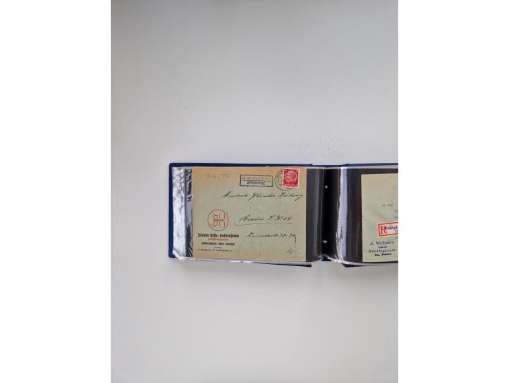 1845/1960 (ca.), interessanter Bestand inkl. etwas Ausland mit u.a. Dt. Kolonien mit interessanten Stempeln, Dt. Reich mit EF