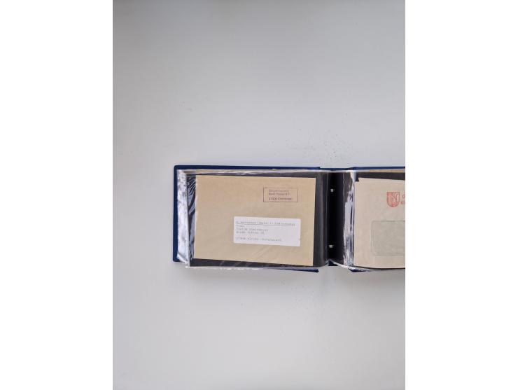 1845/1960 (ca.), interessanter Bestand inkl. etwas Ausland mit u.a. Dt. Kolonien mit interessanten Stempeln, Dt. Reich mit EF