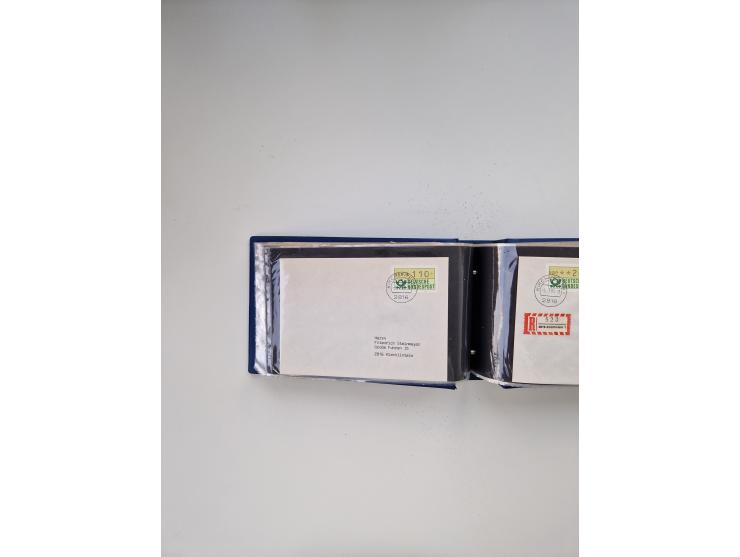 1845/1960 (ca.), interessanter Bestand inkl. etwas Ausland mit u.a. Dt. Kolonien mit interessanten Stempeln, Dt. Reich mit EF