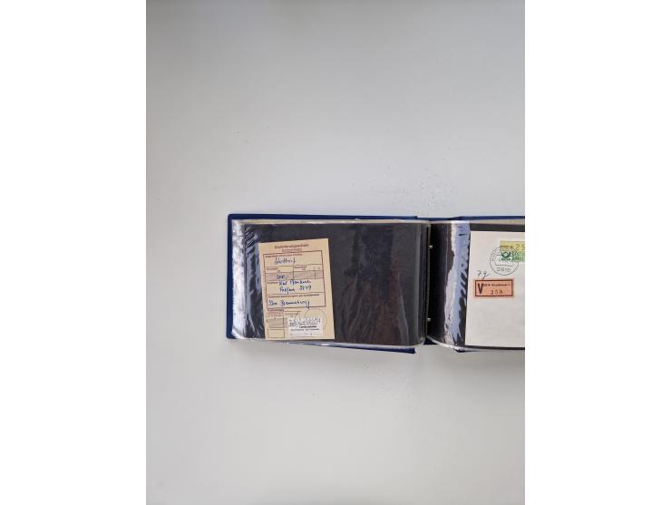 1845/1960 (ca.), interessanter Bestand inkl. etwas Ausland mit u.a. Dt. Kolonien mit interessanten Stempeln, Dt. Reich mit EF