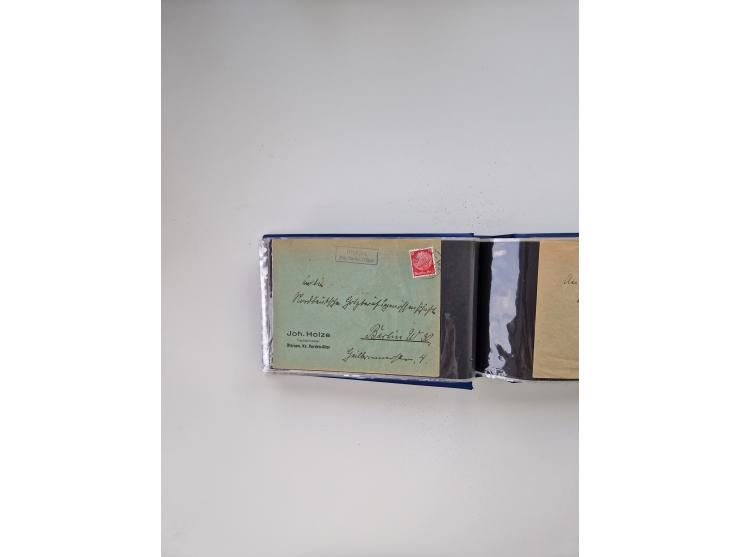 1845/1960 (ca.), interessanter Bestand inkl. etwas Ausland mit u.a. Dt. Kolonien mit interessanten Stempeln, Dt. Reich mit EF