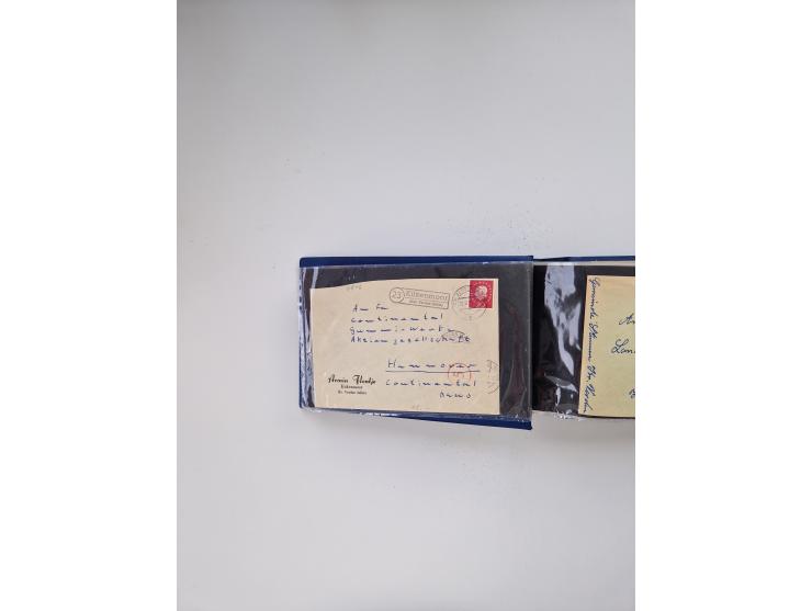 1845/1960 (ca.), interessanter Bestand inkl. etwas Ausland mit u.a. Dt. Kolonien mit interessanten Stempeln, Dt. Reich mit EF