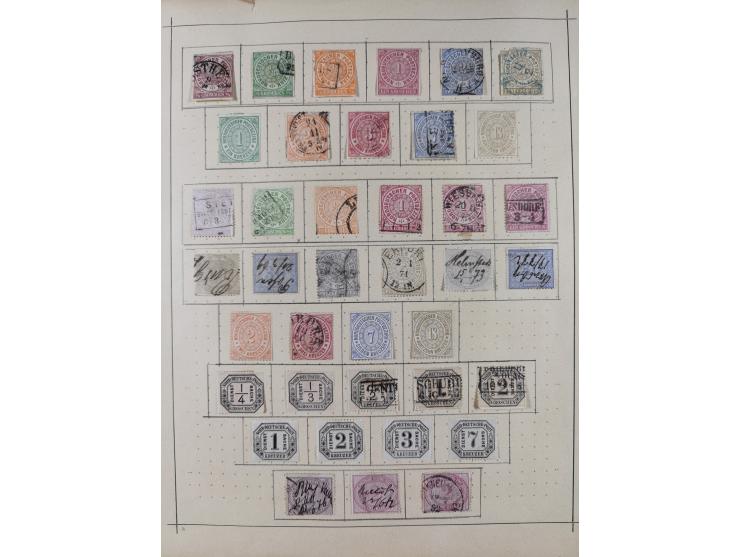 1840/1938 (ca.), mostly unused and used collection with focus on Europe with strength in the classic and semi-classic issues,