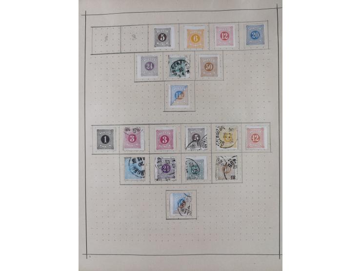 1840/1938 (ca.), mostly unused and used collection with focus on Europe with strength in the classic and semi-classic issues,