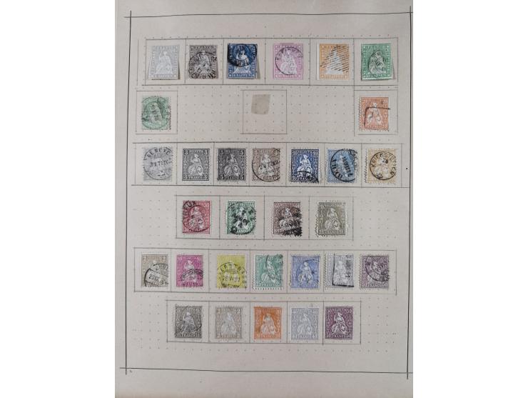 1840/1938 (ca.), mostly unused and used collection with focus on Europe with strength in the classic and semi-classic issues,