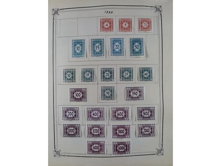 1840/1938 (ca.), mostly unused and used collection with focus on Europe with strength in the classic and semi-classic issues,