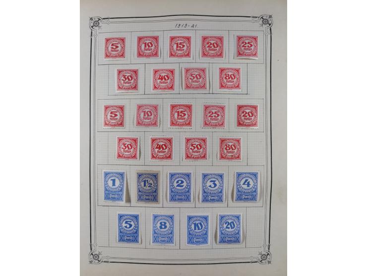 1840/1938 (ca.), mostly unused and used collection with focus on Europe with strength in the classic and semi-classic issues,