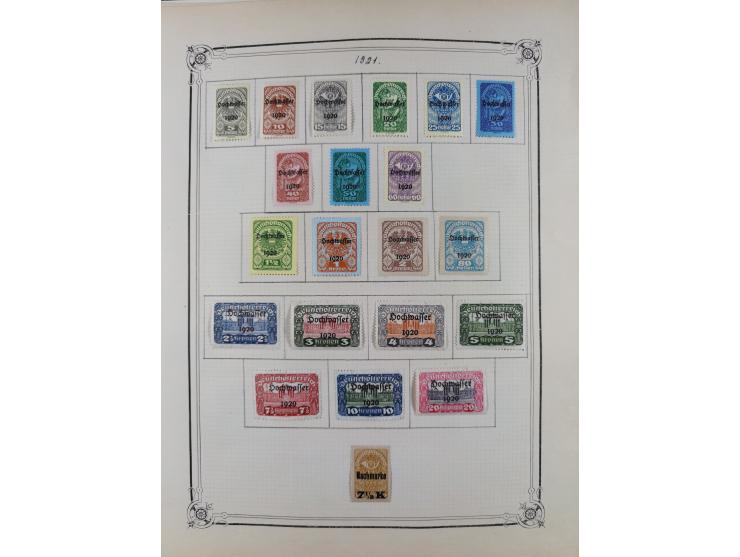 1840/1938 (ca.), mostly unused and used collection with focus on Europe with strength in the classic and semi-classic issues,