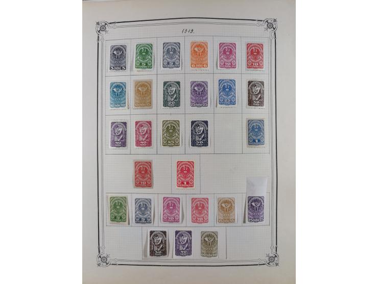 1840/1938 (ca.), mostly unused and used collection with focus on Europe with strength in the classic and semi-classic issues,