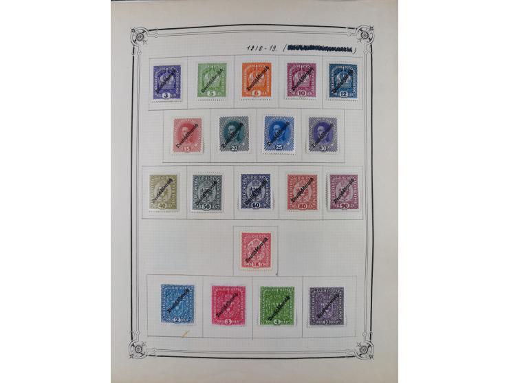 1840/1938 (ca.), mostly unused and used collection with focus on Europe with strength in the classic and semi-classic issues,