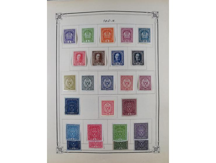 1840/1938 (ca.), mostly unused and used collection with focus on Europe with strength in the classic and semi-classic issues,