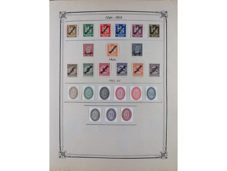 1840/1938 (ca.), mostly unused and used collection with focus on Europe with strength in the classic and semi-classic issues,