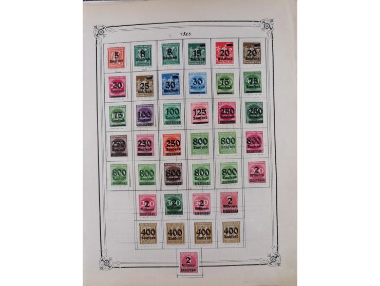 1840/1938 (ca.), mostly unused and used collection with focus on Europe with strength in the classic and semi-classic issues,