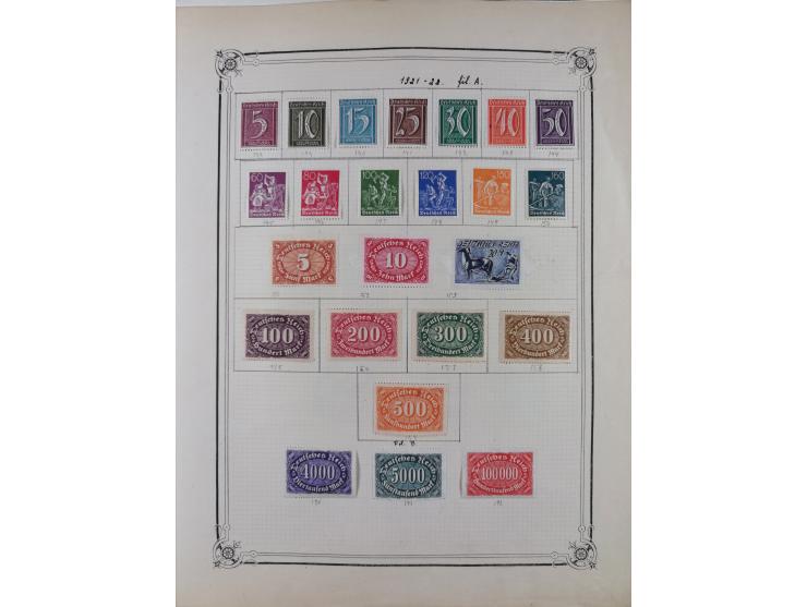 1840/1938 (ca.), mostly unused and used collection with focus on Europe with strength in the classic and semi-classic issues,