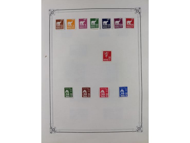 1840/1938 (ca.), mostly unused and used collection with focus on Europe with strength in the classic and semi-classic issues,