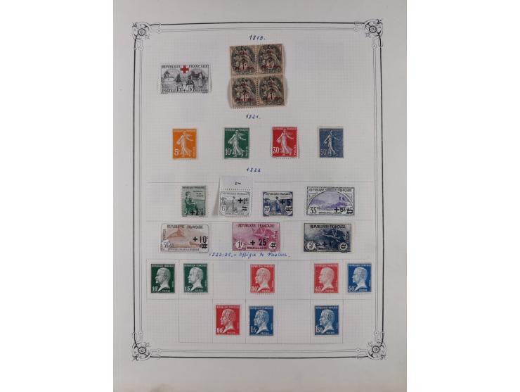 1840/1938 (ca.), mostly unused and used collection with focus on Europe with strength in the classic and semi-classic issues,