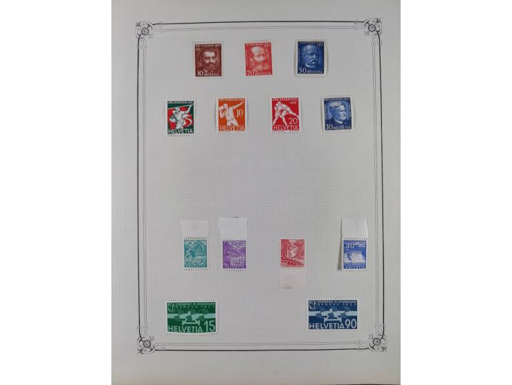 1840/1938 (ca.), mostly unused and used collection with focus on Europe with strength in the classic and semi-classic issues,