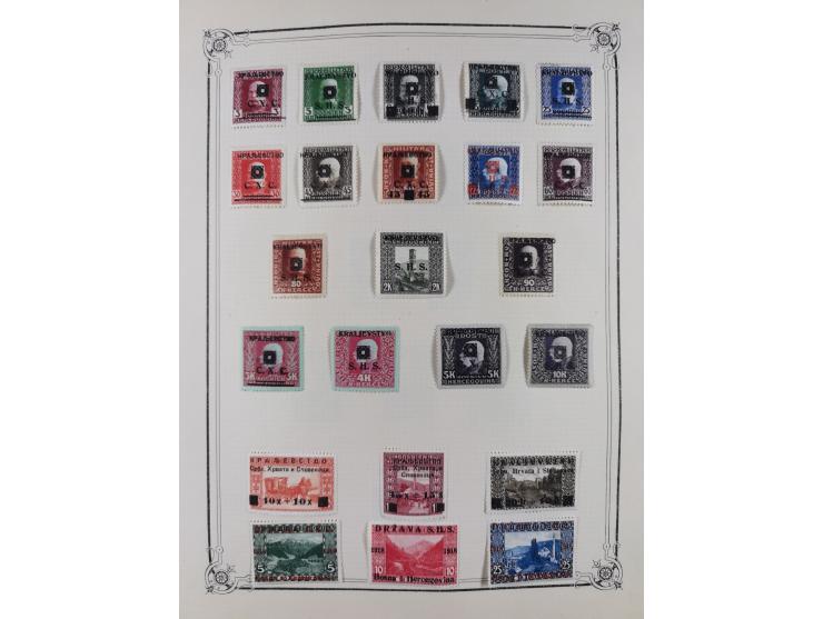 1840/1938 (ca.), mostly unused and used collection with focus on Europe with strength in the classic and semi-classic issues,