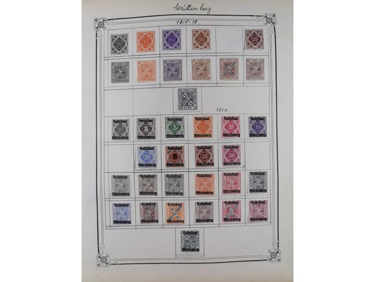 1840/1938 (ca.), mostly unused and used collection with focus on Europe with strength in the classic and semi-classic issues,