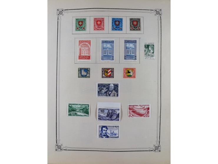 1840/1938 (ca.), mostly unused and used collection with focus on Europe with strength in the classic and semi-classic issues,