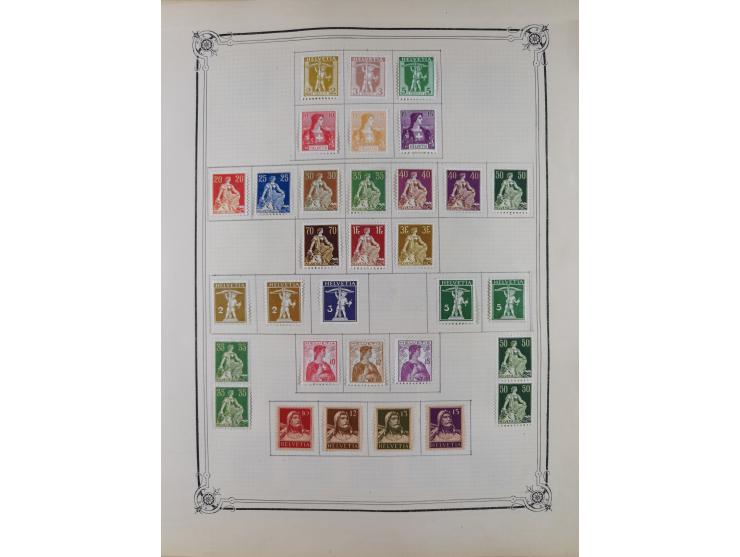 1840/1938 (ca.), mostly unused and used collection with focus on Europe with strength in the classic and semi-classic issues,