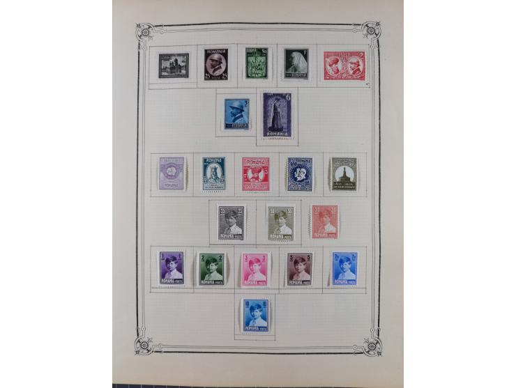 1840/1938 (ca.), mostly unused and used collection with focus on Europe with strength in the classic and semi-classic issues,