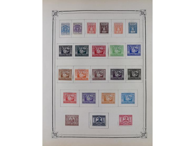 1840/1938 (ca.), mostly unused and used collection with focus on Europe with strength in the classic and semi-classic issues,