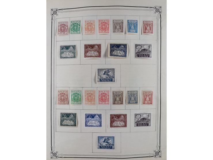 1840/1938 (ca.), mostly unused and used collection with focus on Europe with strength in the classic and semi-classic issues,