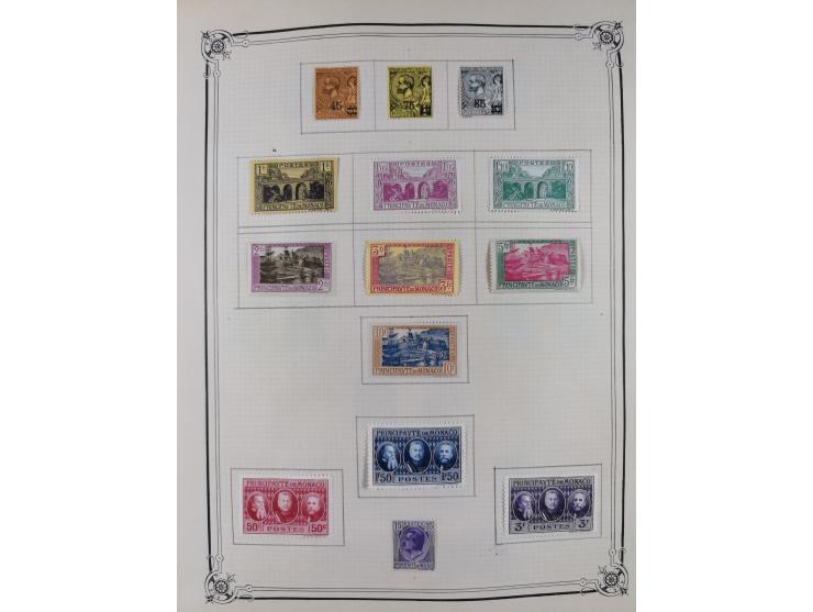 1840/1938 (ca.), mostly unused and used collection with focus on Europe with strength in the classic and semi-classic issues,