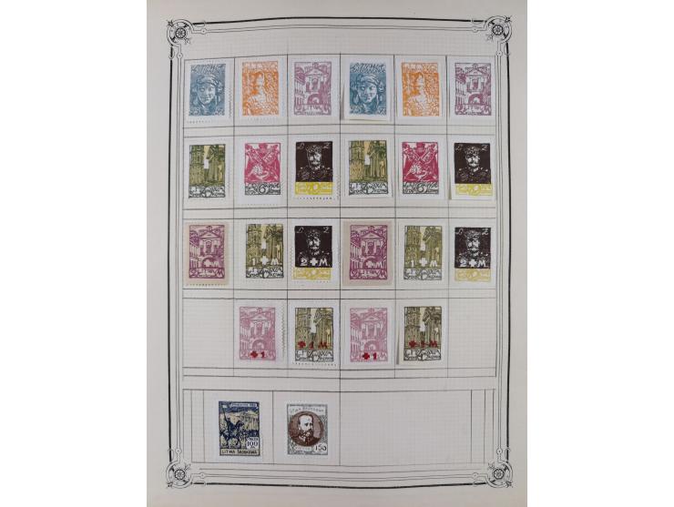 1840/1938 (ca.), mostly unused and used collection with focus on Europe with strength in the classic and semi-classic issues,