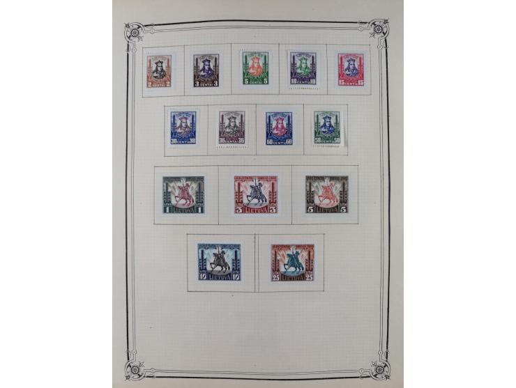 1840/1938 (ca.), mostly unused and used collection with focus on Europe with strength in the classic and semi-classic issues,