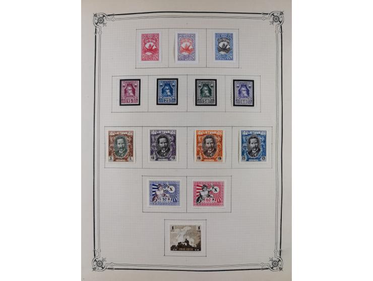 1840/1938 (ca.), mostly unused and used collection with focus on Europe with strength in the classic and semi-classic issues,