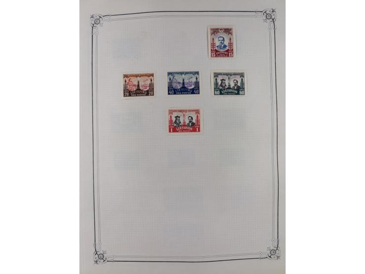 1840/1938 (ca.), mostly unused and used collection with focus on Europe with strength in the classic and semi-classic issues,