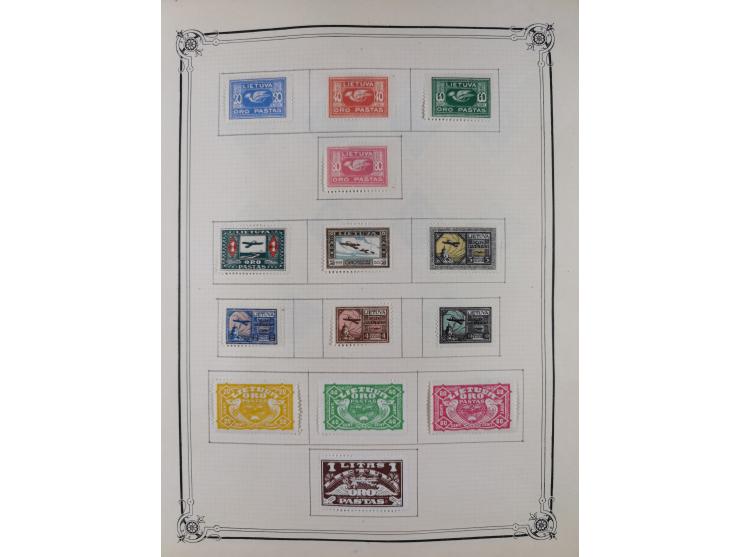 1840/1938 (ca.), mostly unused and used collection with focus on Europe with strength in the classic and semi-classic issues,