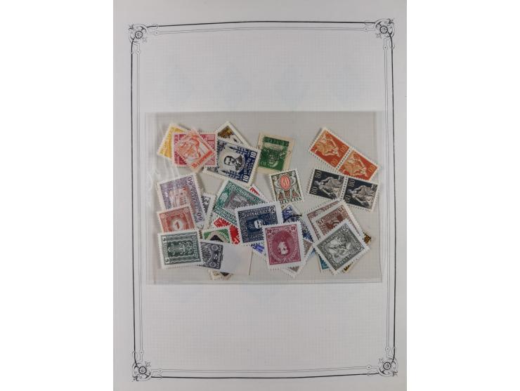 1840/1938 (ca.), mostly unused and used collection with focus on Europe with strength in the classic and semi-classic issues,