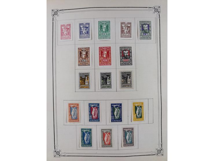 1840/1938 (ca.), mostly unused and used collection with focus on Europe with strength in the classic and semi-classic issues,